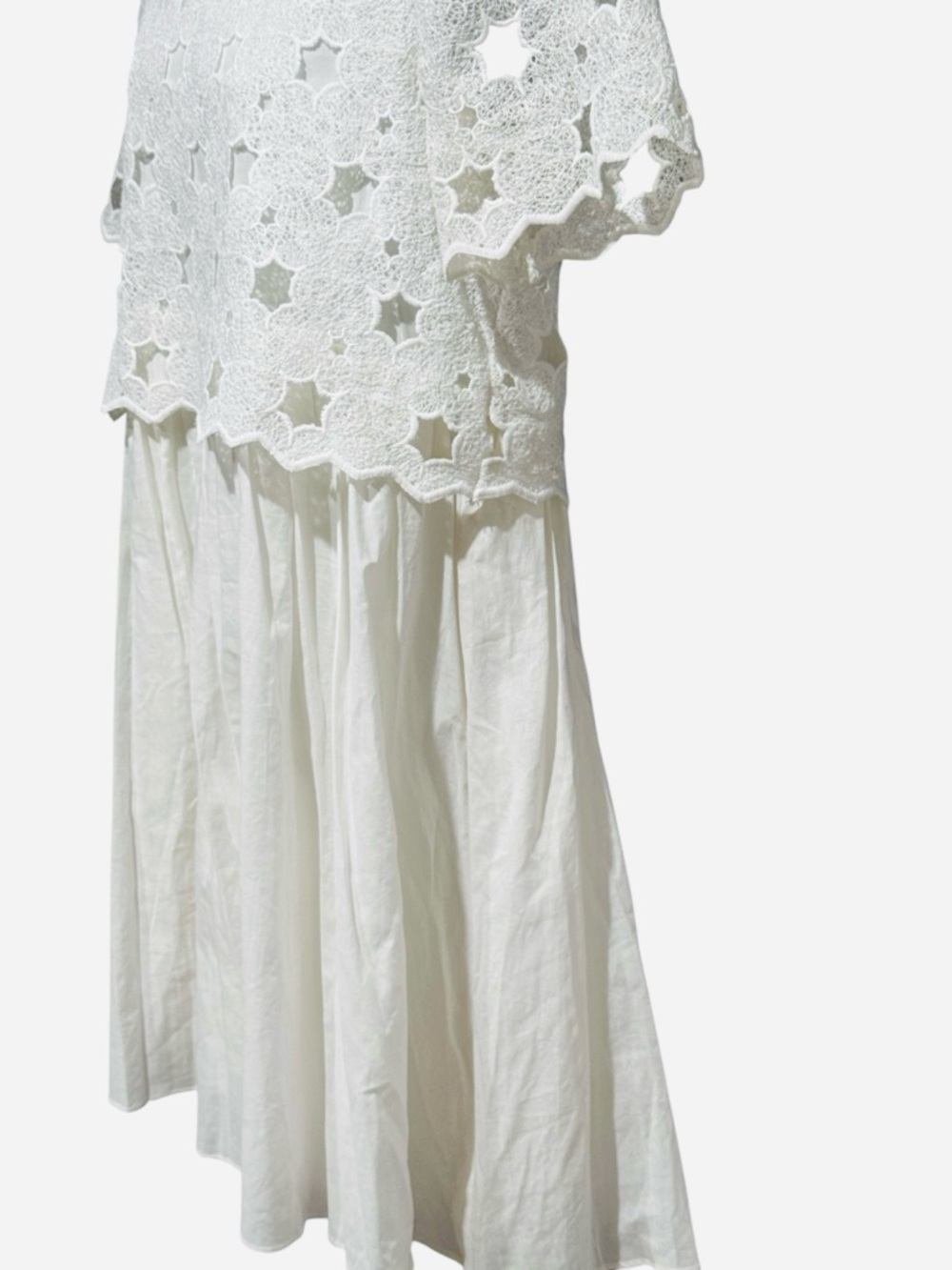 Anthropologie Sunday in Brooklyn White Lace Bodice Short Dress - Picture 6 of 11